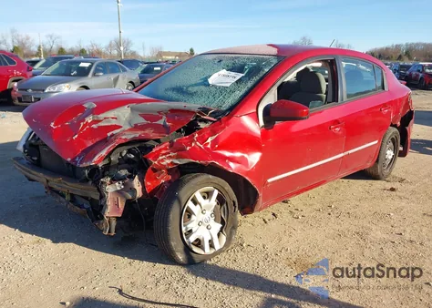 2012 Nissan Sentra 2.0 S из США, поврежденный, VIN 3N1AB6AP5CL681926